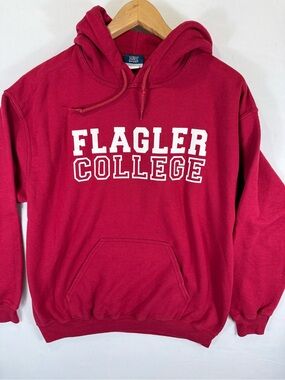 MV Sport Flagler College Bold Red Hooded Sweatshirt
